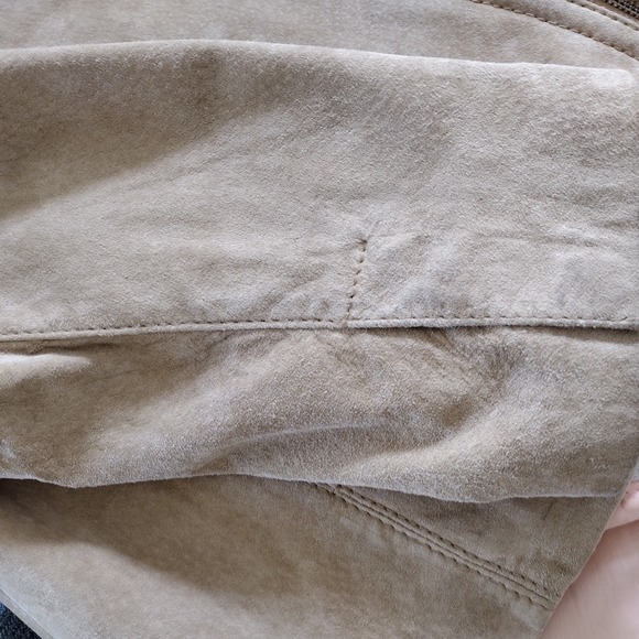 Liz Claiborne Tan Suede Jacket - Picture 14 of 14